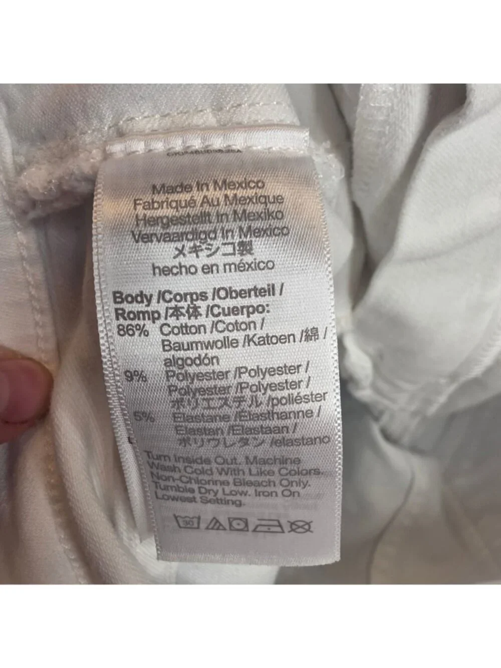 Madewell Kick Out Crop Jeans Pure White Mid Rise Cropped Flare Womens Sz 25